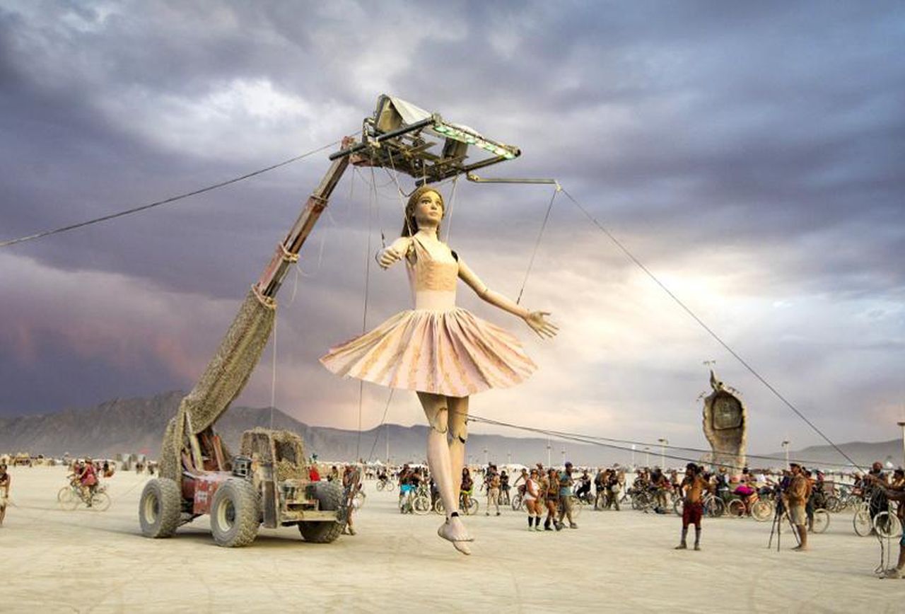 Burning Man The annual nine day event is one big community of over 80,000 p...
